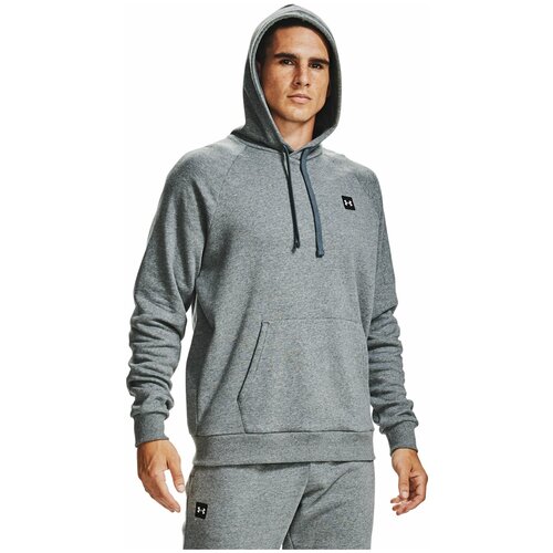 фото Толстовка under armour rival fleece hoodie серый md 1357092-012