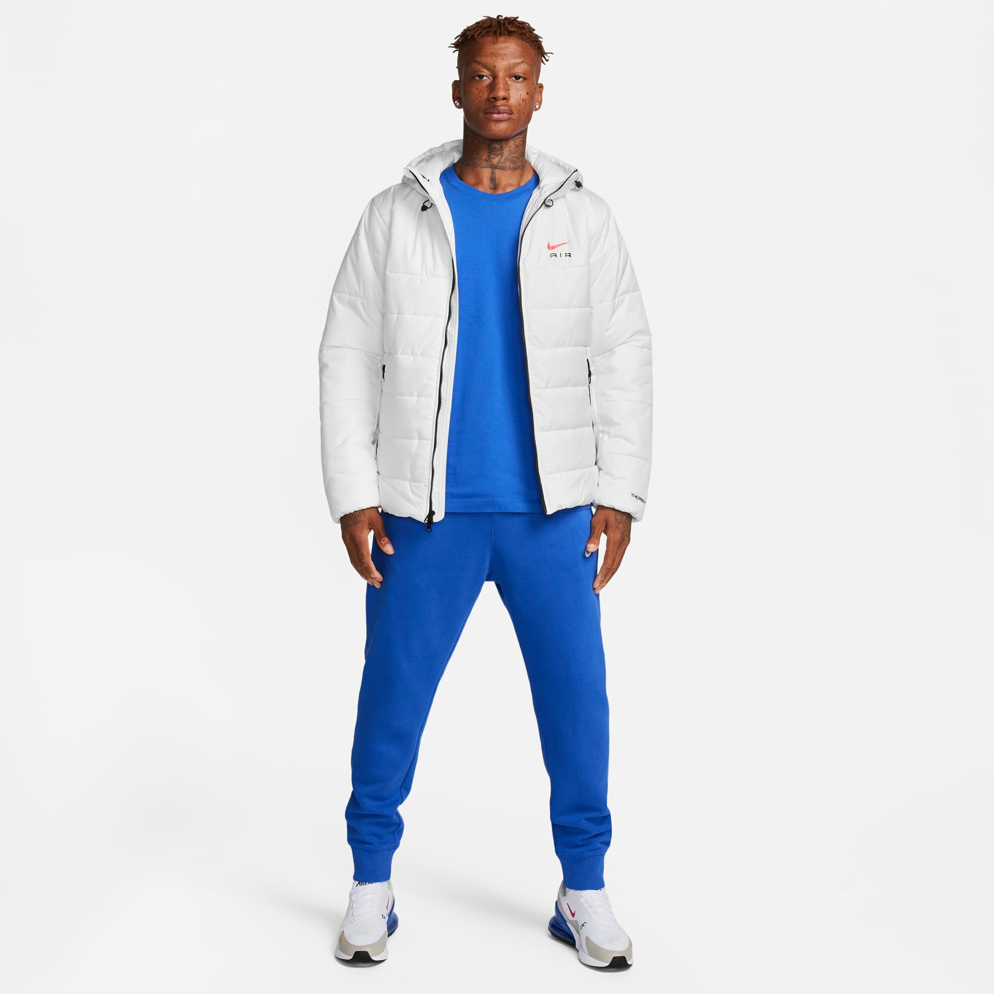 Футболка спортивная NIKE Club, 1 шт., размер L, синий — фото 1