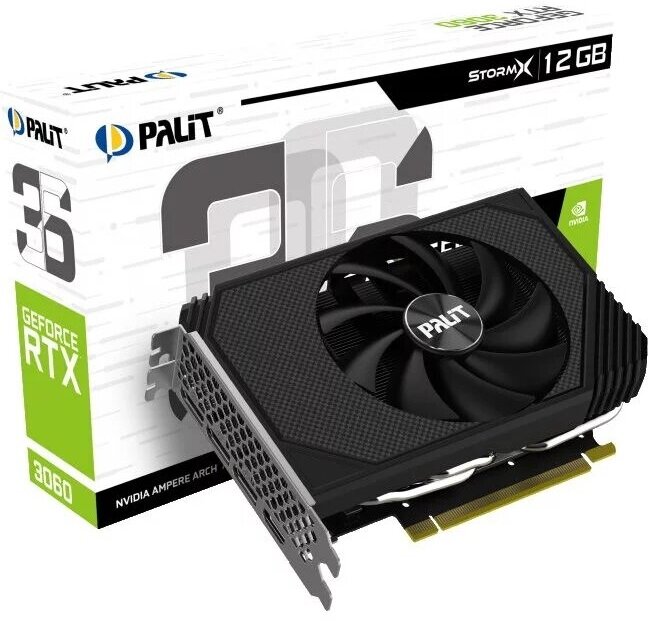 Видеокарта Palit GeForce RTX 3060 StormX 8GB (NE63060019P1-190AF)