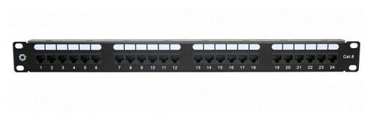 Коммутационная панель 5bites PPU65-22 UTP / 6CAT / 24P / Krone / 110 / Dual Idc / 1U / 19