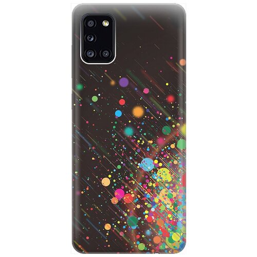 фото Ультратонкий силиконовый чехол-накладка для samsung galaxy a31 с принтом "яркое настроение" gosso