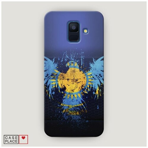 фото Чехол пластиковый samsung galaxy a6 флаг казахстана 2 case place