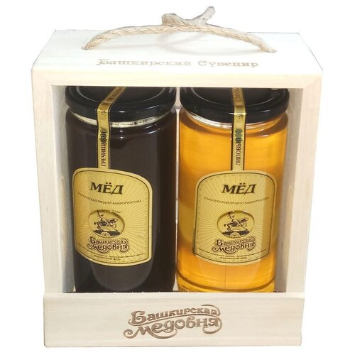 фото Медовый набор 0,6 кг х 2 шт башкирская медовня