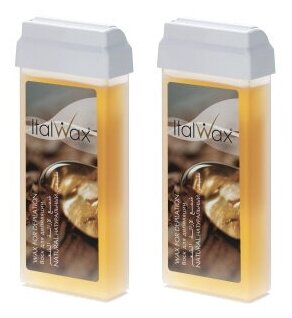 Воск в картридже Натуральный ITALWAX NATURA Natural, 100 мл (комплект из 2 штук)