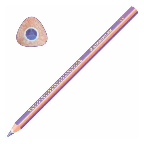 Карандаш цветной утолщенный Staedtler Noris club (d=4мм, 3гр, фиолетовый) (1284-6), 12шт.
