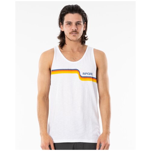 фото Майка rip curl surf revival tank, цвет 1000 white, размер m