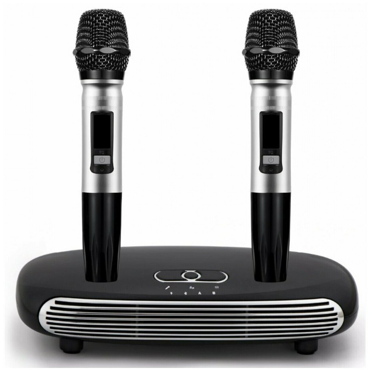 Беспроводная караоке система с двумя микрофонами- MadSound Karaoke 8 BT (Black)