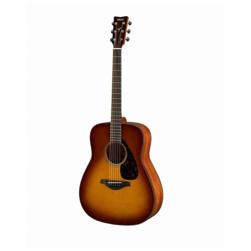 Yamaha FG-800 BS акустическая гитара, дредноут, верхняя дека массив ели, цвет brown sunburst