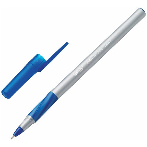 Ручки BIC 932857, комплект 5 шт. набор ручек шариковых 4 шт bic round stic exact резиновый упор 0 7 мм синие чернила блистер 2 шт