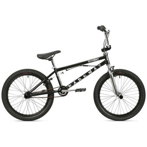 Велосипед BMX Haro Parkway DLX (2022) 20 черный bmx велосипед haro leucadia dlx 2021 серый 20 5