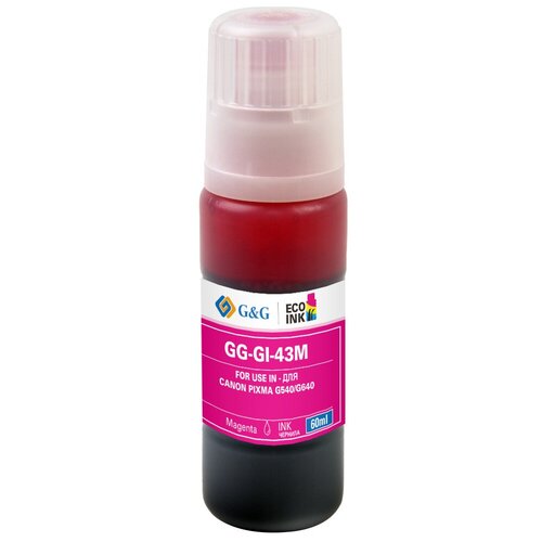 G&G GG-GI-43M Magenta для Canon Pixma G540/G640