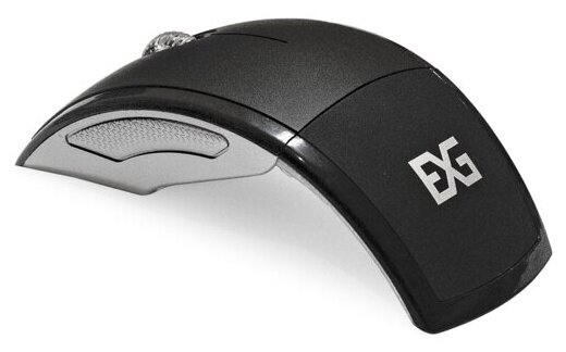Мышь Wireless Exegate EX289493RUS USB, лазерная, складная, 1000dpi, 3 кнопки и колесо прокрутки, черная, Color Box - фото №11