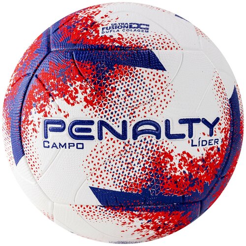 фото Мяч футбольный penalty bola campo lider xxi 5213031641-u, размер 5, бело-сине-красный