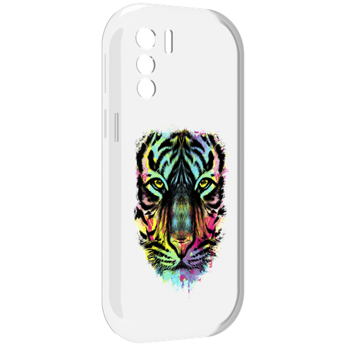 Чехол MyPads Тигр 1 для UleFone Note 13P задняя-панель-накладка-бампер чехол mypads злой тигр с цветами для ulefone note 13p задняя панель накладка бампер