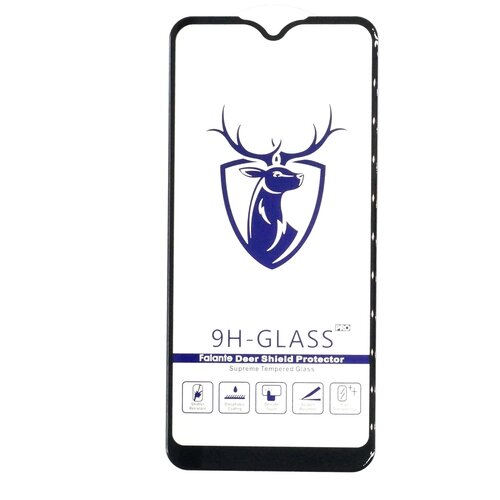 Защитное стекло PERFECT для телефона Samsung Galaxy A01/Самсунг Галакси А01 на весь экран с черной рамкой