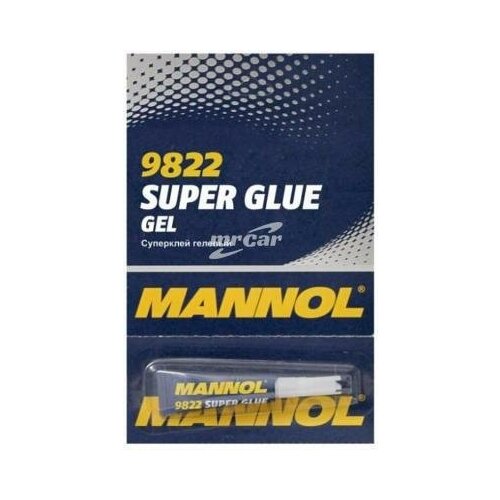 MANNOL 2457 9822 Суперклей гелевый (3г) (цена за блистер 12 шт.)