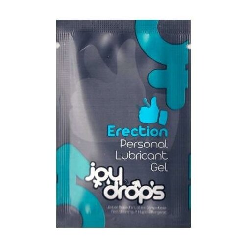 Возбуждающая мужская смазка JoyDrops Erection - 5 мл. гель смазка joydrops erection 70 г 50 мл 1 шт