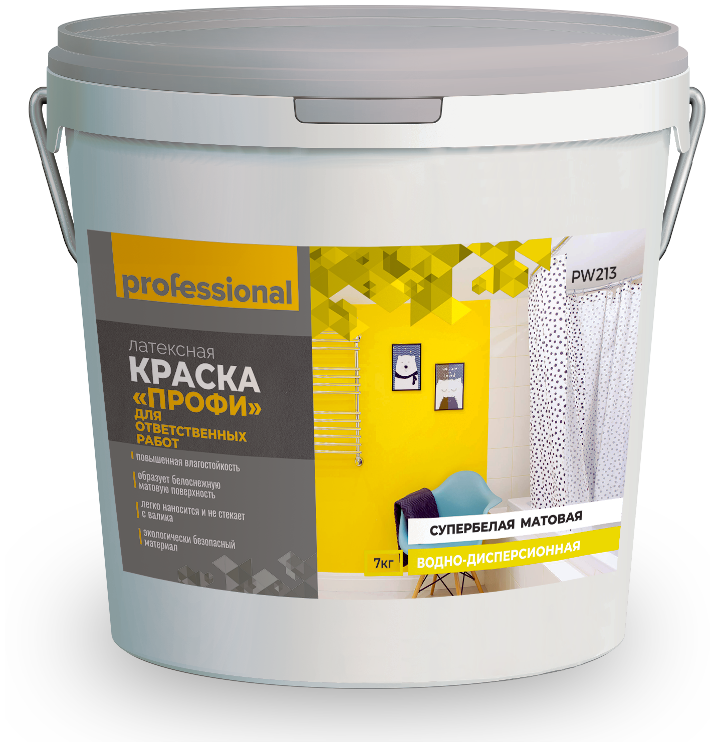 Краска латексная Professional РW213 Профи