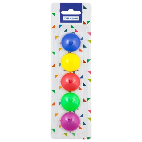 Магниты для доски ассорти 5 штук 1 набор OfficeSpace 179₽