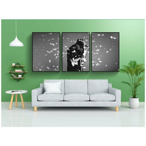 фото Набор модулных постеров для интерьера "действие, взрослый, конфетти" 60x90 см. в тубусе, без рамки lotsprints