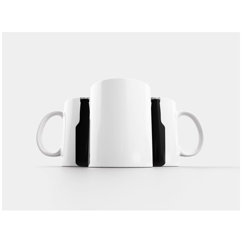 фото Кружка "пиво, бутылка, напиток" 320 мл lotsprints