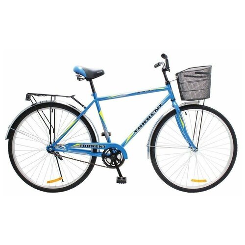 Велосипед Torrent Romantic + корзина, голубой