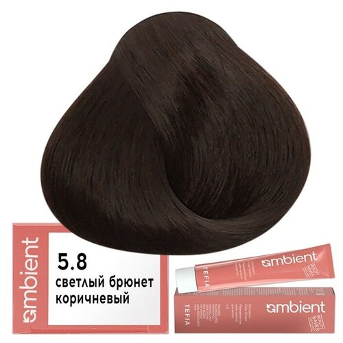 Tefia Ambient Крем-краска для волос AMBIENT 5.8, Tefia, Объем 60 мл