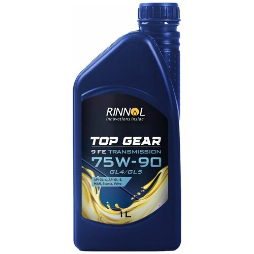 Масло трансмиссионное синт. RINNOL TOP GEAR 9 FE 75W90 GL4/GL5 (e1L)