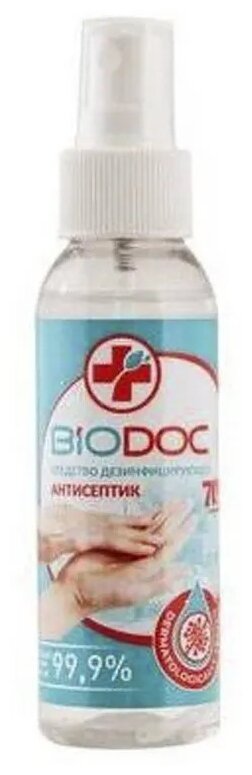 БАКСС BioDoc средство дезинфицирующее (кожный антисептик) спрей