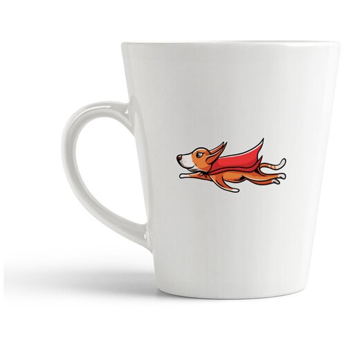 фото Кружка-латте coolpodarok илюстрация собака в плаще