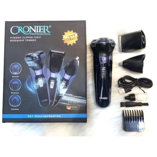 Триммер для стрижки волос 3 в 1 Cronier Cr-823 Professional 172900₽