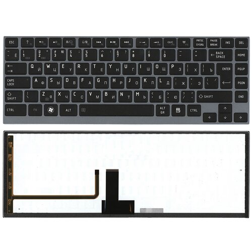 Клавиатура для ноутбука Toshiba Satellite Z930 U900 U920T U840 U800 с подсветкой 2129₽