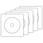 Диск DVD-R Ritek 4,7Gb 16x Printable Ritek, в бумажном конверте с окном - изображение