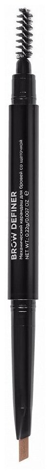 Lucas' Cosmetics, Механический карандаш Brow Definer, коричневый