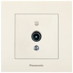 Розетка телевизионная Panasonic Karre Plus бежевый (упак.:1шт) (wktc04542bg-ru) - изображение