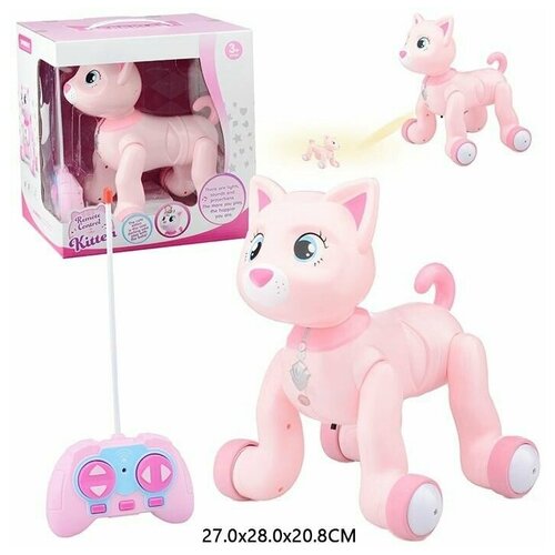 Кошка игрушечная на радиоуправлении 1036А, со световыми и звуковыми эффектами