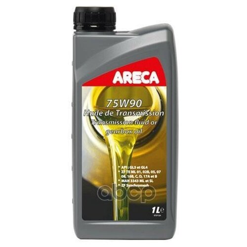 Масло трансмиссионное ARECA HD 75W-90 синтетическое 1 л 150318