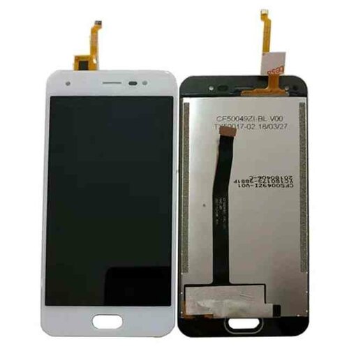 Дисплей (экран) в сборе с тачскрином для BQ Mobile BQ-5012L Rich белый