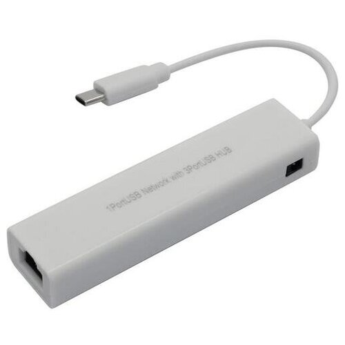 Адаптер KS-is KS-339 - USB 3.1 Type-C , 10/100 Мбит/с, разъемов: 1 usb концентратор ks is ks 339 разъемов 3 white