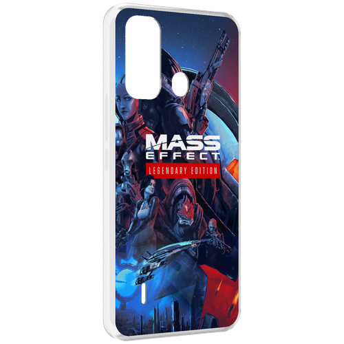 Чехол MyPads Mass Effect Legendary Edition для ITEL A49 / A58 / A58 Pro задняя-панель-накладка-бампер