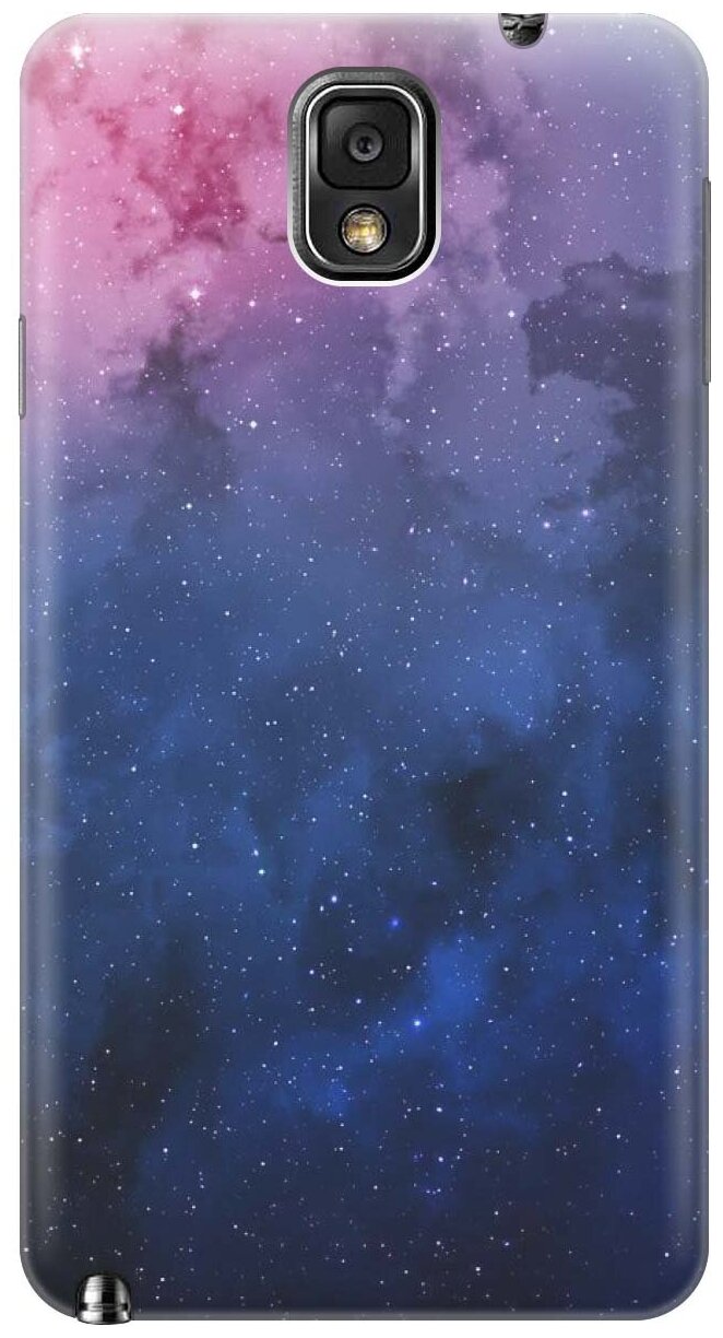 Силиконовый чехол на Samsung Galaxy Note 3 / Самсунг Ноут 3 с принтом "Звездное зарево"