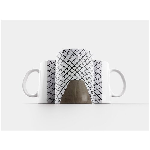 фото Кружка "лувр, пирамида, сетка" 320 мл lotsprints