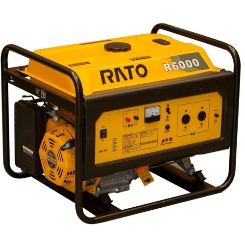 Бензиновый генератор RATO R6000, (6500 Вт) бензиновый генератор rato r6000d t 5500 вт