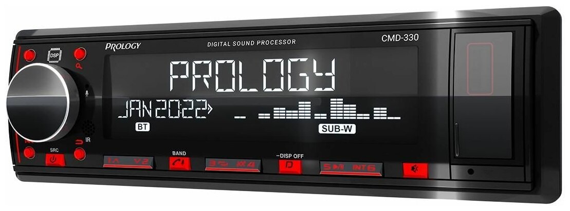 FM/USB/BT ресивер с DSP процессором PROLOGY CMD-330