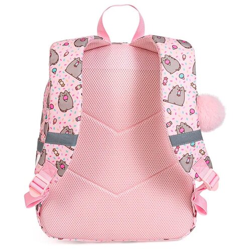 фото Рюкзак городской pusheen pujb-ut8-515 мягкий, с помпонами, снабжен светоотражающими элементами,женский.38,5 х 29 х 15 см.