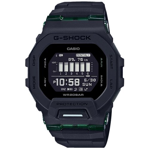 Часы наручные мужские Casio G-Shock GBD-200UU-1 водонепроницаемый противоударные Оригинальный японский спортивный хронограф с гарантией