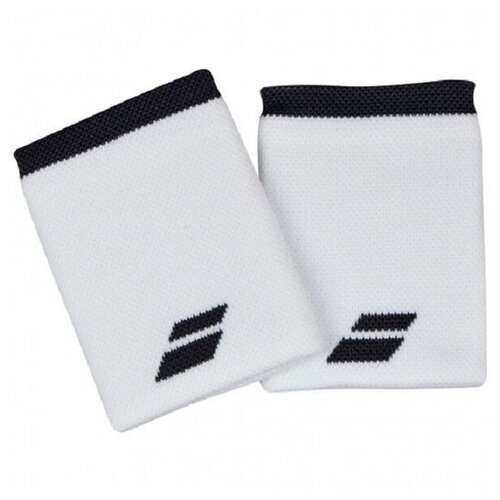 фото Напульсник babolat wristband logo jumbo x2 white/dark gray 5ua1262-1011