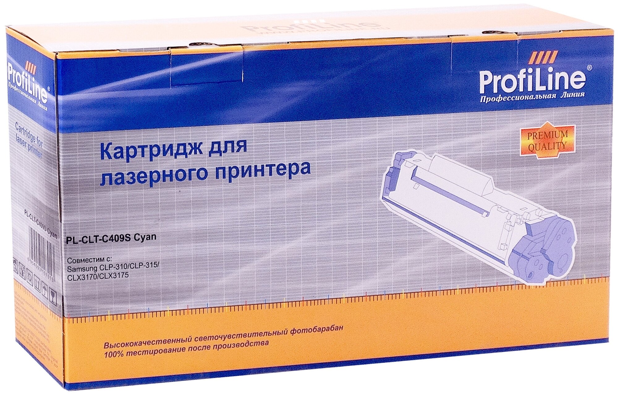 Картридж ProfiLine PL-CLT-C409S-C