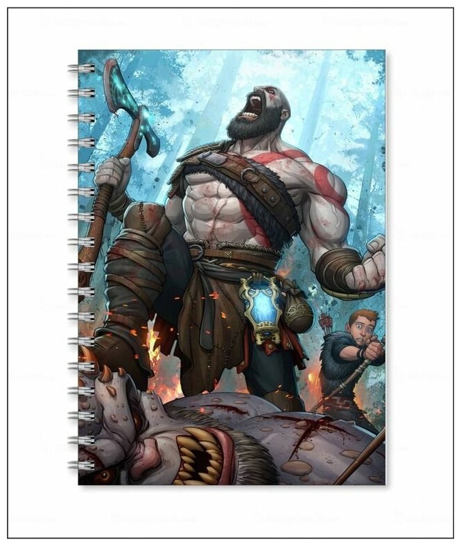 Тетрадь God of War №9, А4