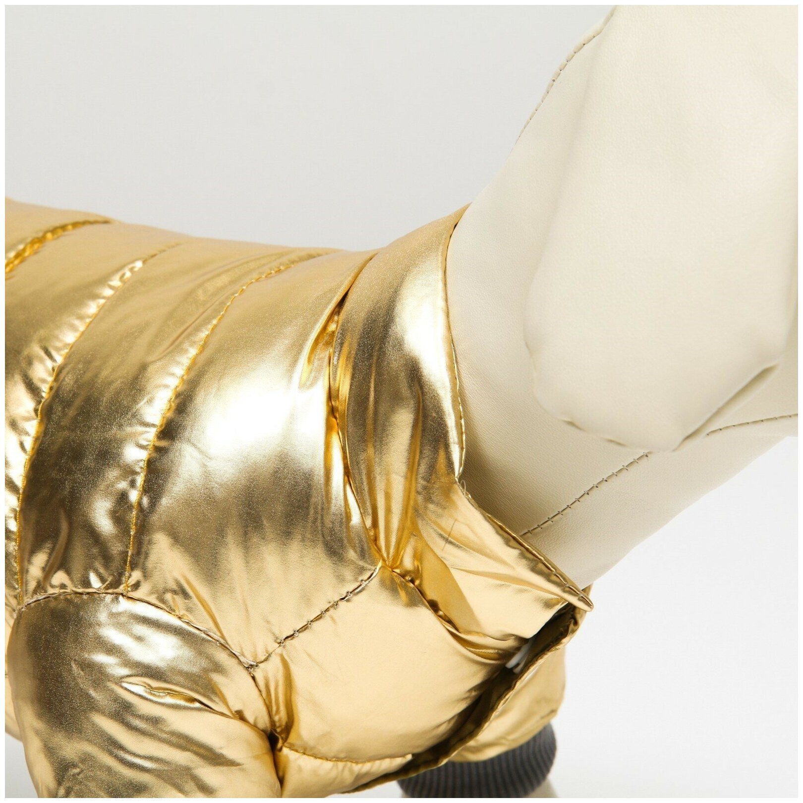 Комбинезон "Космонавт", размер 8 (ДС 23 см, ОГ 30, ОГ 22 см), золотой - фотография № 4